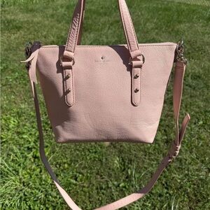 Kate Spade Larchmont Penny Satchel in Blush Pink